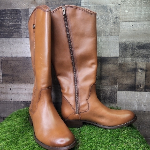 New FRYE Marissa Medallion Inside Zip Tall Boot Sz 9.0 - Picture 4 of 10